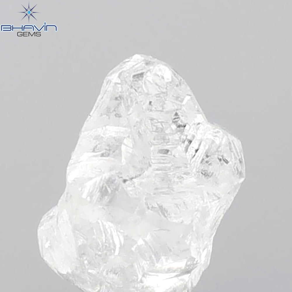 0.90 CT ラフ シェイプ ナチュラル ダイヤモンド ホワイト カラー VS1 クラリティ (5.95 MM)