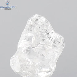 0.90 CT ラフ シェイプ ナチュラル ダイヤモンド ホワイト カラー VS1 クラリティ (5.95 MM)