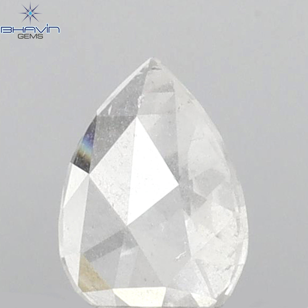 0.23 CT Pear Shape Natural Diamond White Color I1 Clarity (5.04 MM)