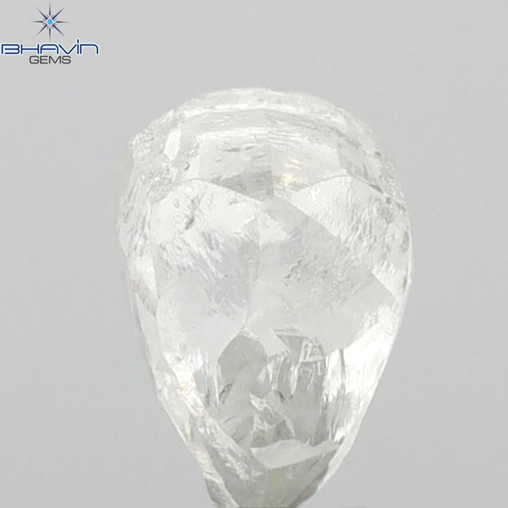 2.84 CT Rough Shape Natural Loose Diamond White (M) Color VS2 Clarity (8.41 MM)