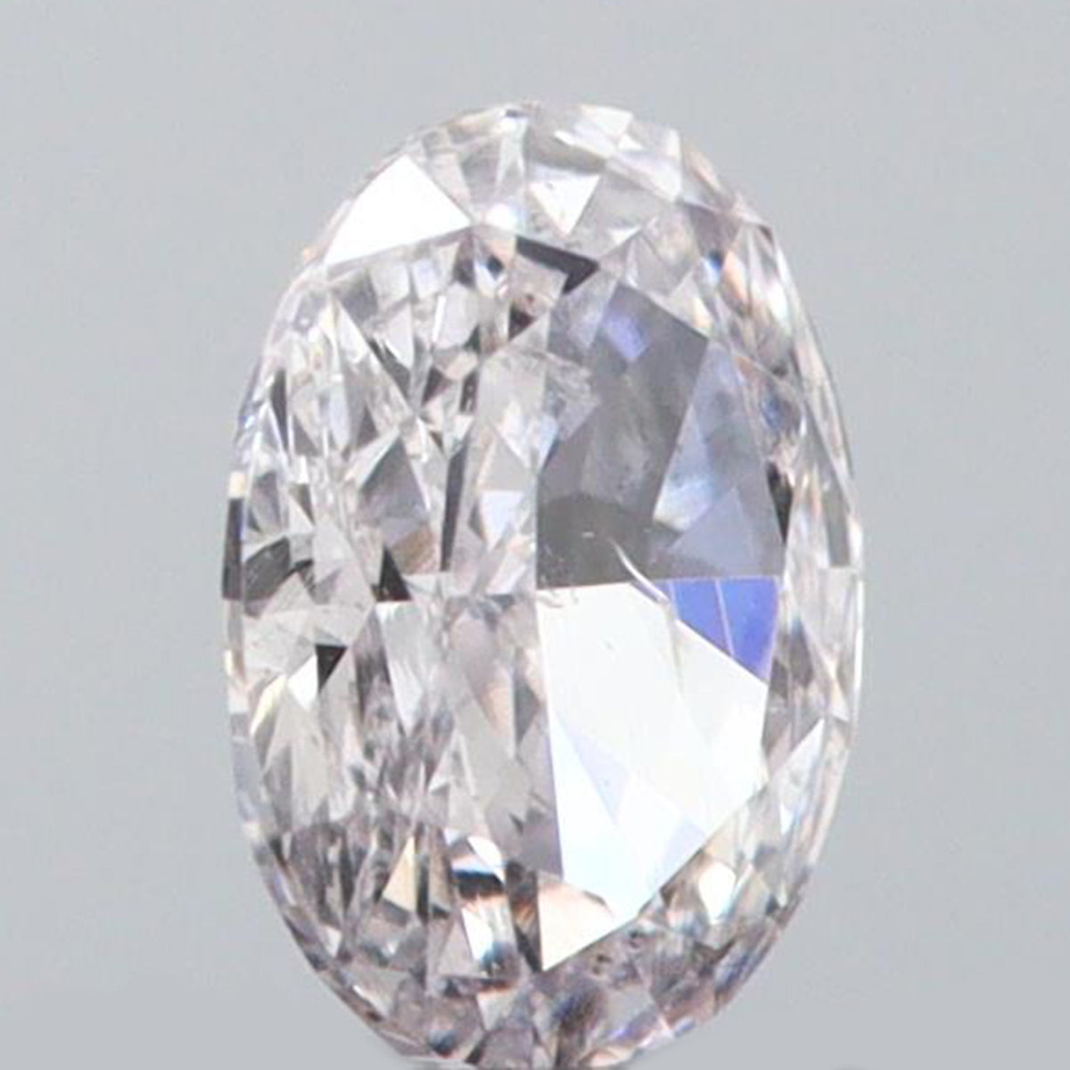 0.10 CT Natural Oval Diamond Pink Color Clarity SI1 (3.42 MM)
