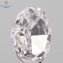0.10 CT Oval Shape Natural Diamond Pink Color SI2 Clarity (2.88 MM)