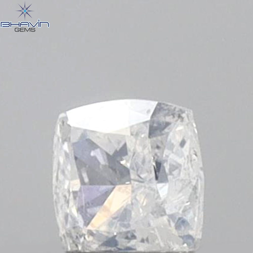 0.07 CT クッション シェイプ 天然ダイヤモンド ピンク色 I1 クラリティ (2.42 MM)