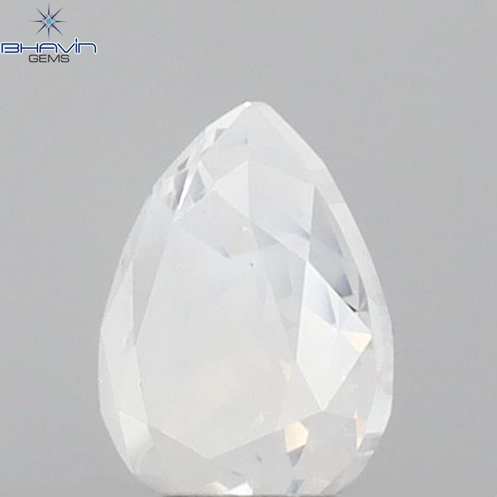 0.34 CT Pear Shape Natural Diamond White Color VS2 Clarity (4.60 MM)