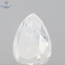 0.34 CT Pear Shape Natural Diamond White Color VS2 Clarity (4.60 MM)