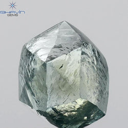 3.10 CT Natural Rough Diamond Enhanced Blue Color Clarity VS2 (8.21 MM)