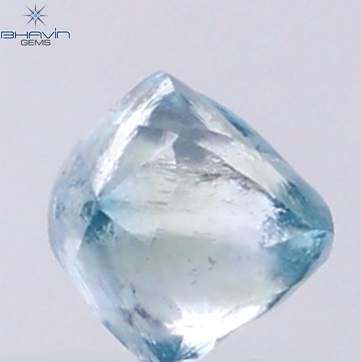 0.49 CT ラフシェイプ ナチュラル ダイヤモンド ピンク色 I3 クラリティ (4.90 MM)