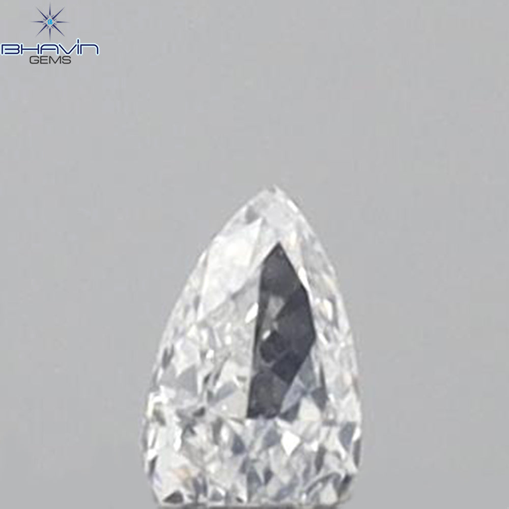 0.03 CT Pear Shape Natural Diamond White Color VS1 Clarity (2.37 MM)