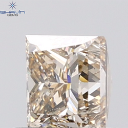 1.00 CT Princess Shape Natural Brown Diamond SI1 Clarity (5.09 MM )