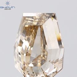 1.92 CT Coffin Cut Natural Brown Diamond SI Clarity (7.18 MM)