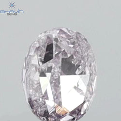 0.12 CT Oval Shape Natural Diamond Pink Color I1 Clarity (3.17 MM)