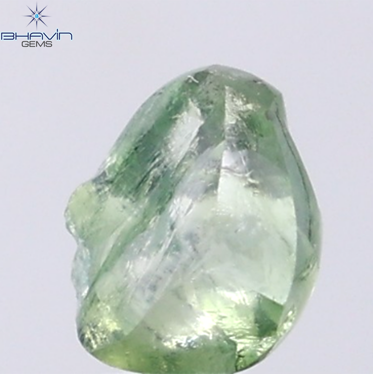 0.49 CT ラフシェイプ ナチュラル ダイヤモンド ピンク色 I3 クラリティ (4.90 MM)