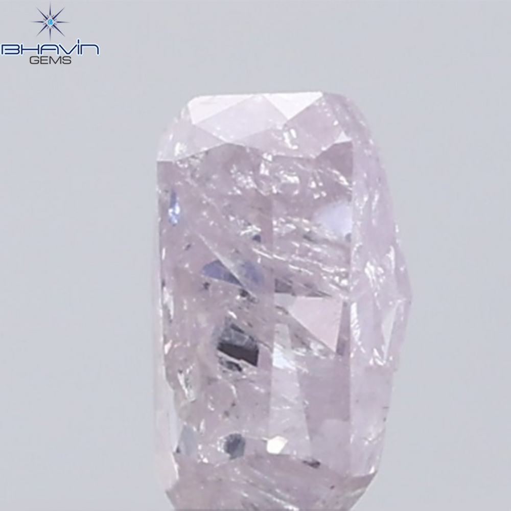 0.25 CT Radiant Diamond Natural Pink Color I3 Clarity (4.35 MM)