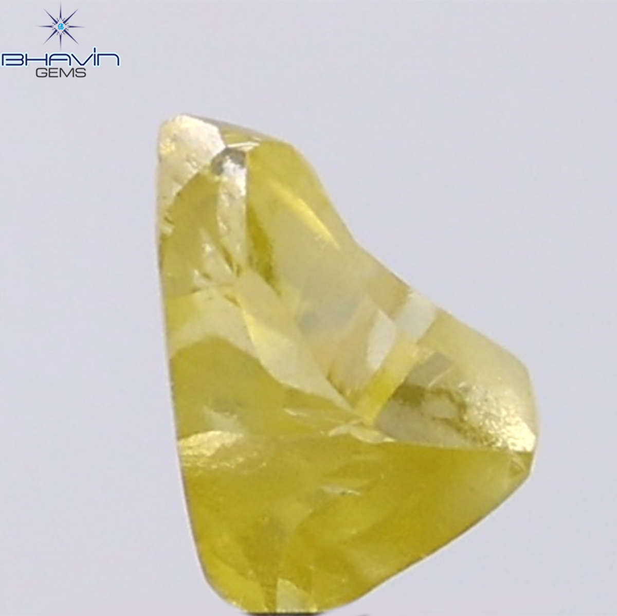 1.19 CT Natural Rough Diamond Enhanced Yellow Color Clarity VS (7.24 MM)