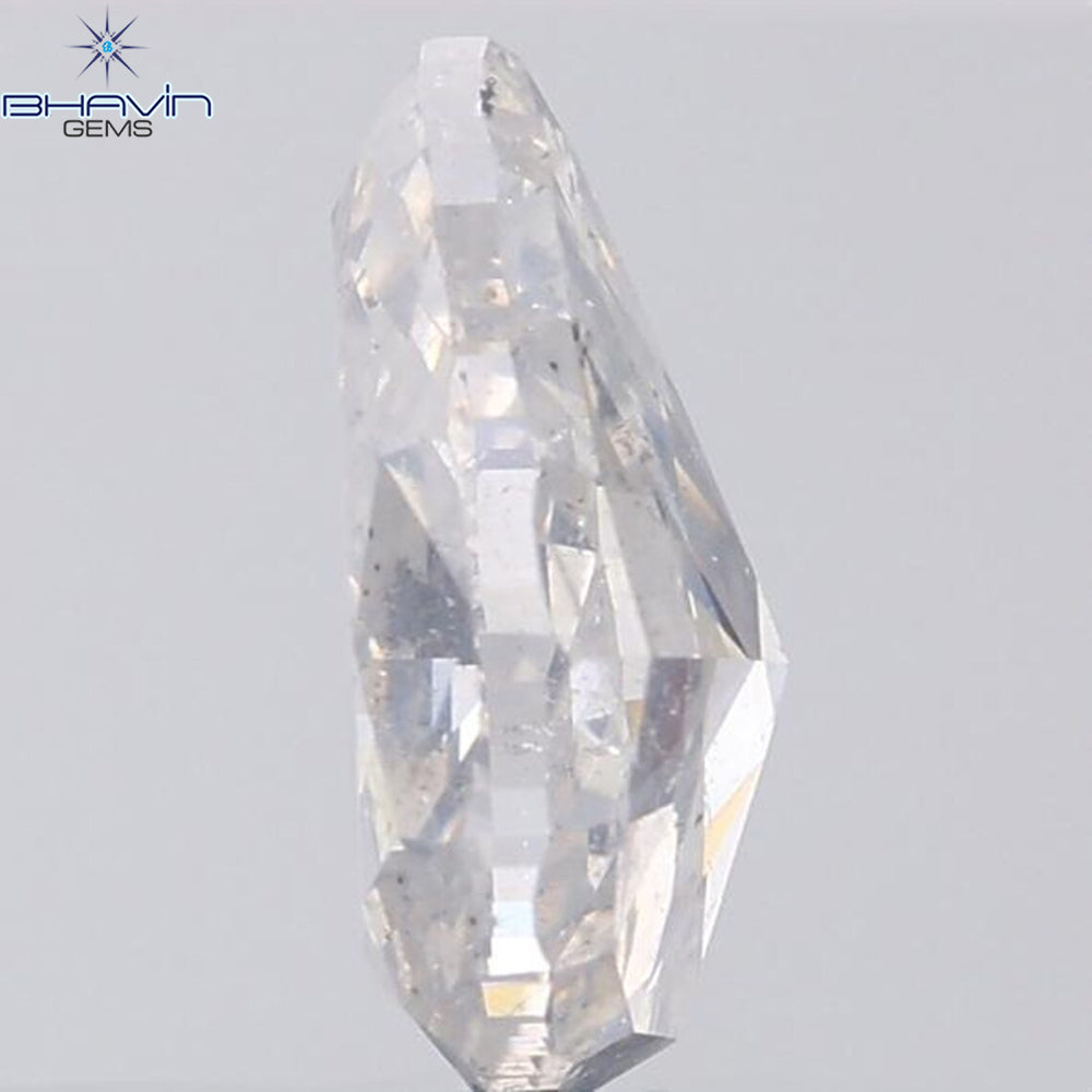1.36 CT Pear Shape Natural Diamond White Color I1 Clarity (8.55 MM)