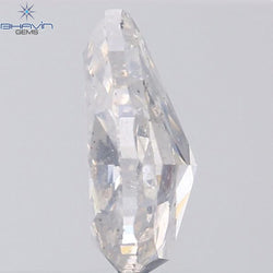 1.36 CT Pear Shape Natural Diamond White Color I1 Clarity (8.55 MM)