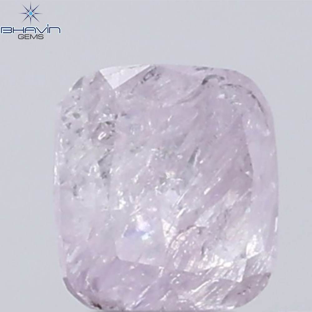 0.27 CT Cushion Diamond Natural Pink Color I3 Clarity (3.72 MM)