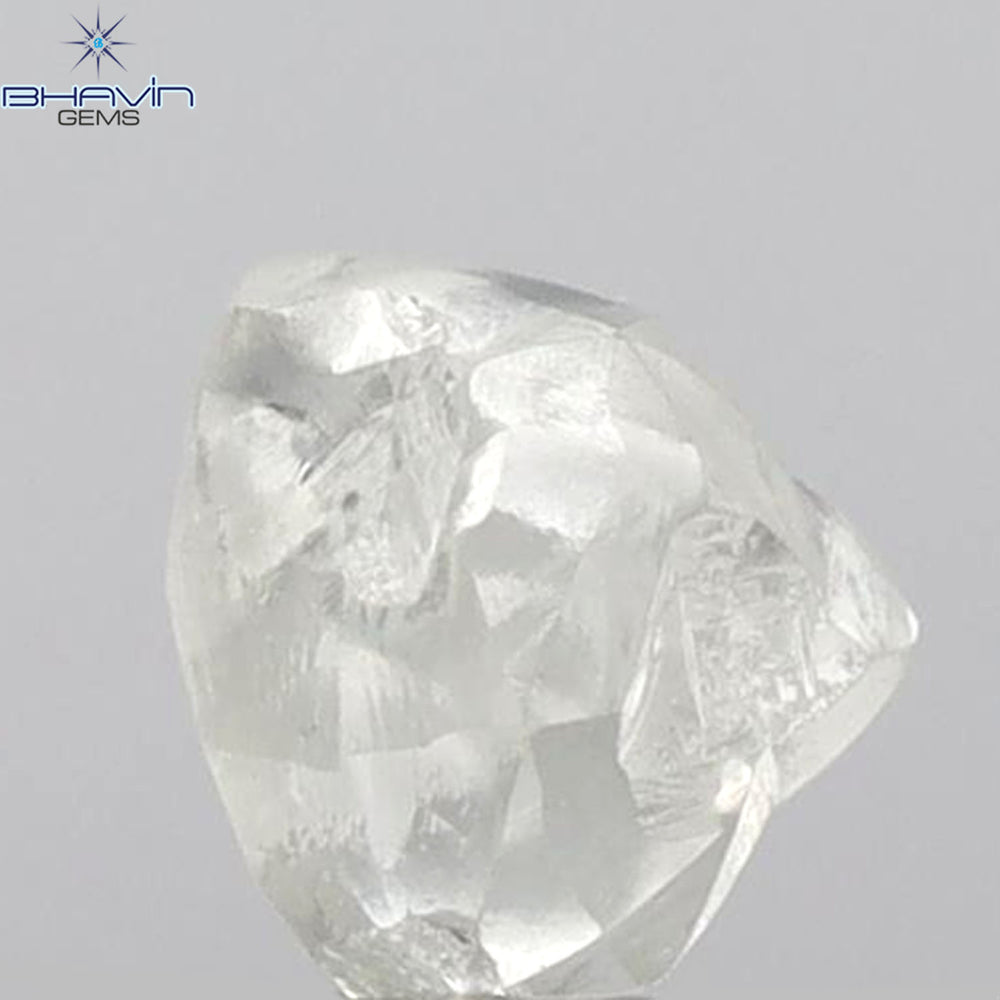 2.20 CT Rough Shape Natural Loose Diamond White (M) Color VS2 Clarity (7.50 MM)