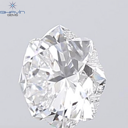 0.18 CT ラウンド ローズ カット シェイプ 天然ダイヤモンド ピンク色 I2 クラリティ (3.86 MM)