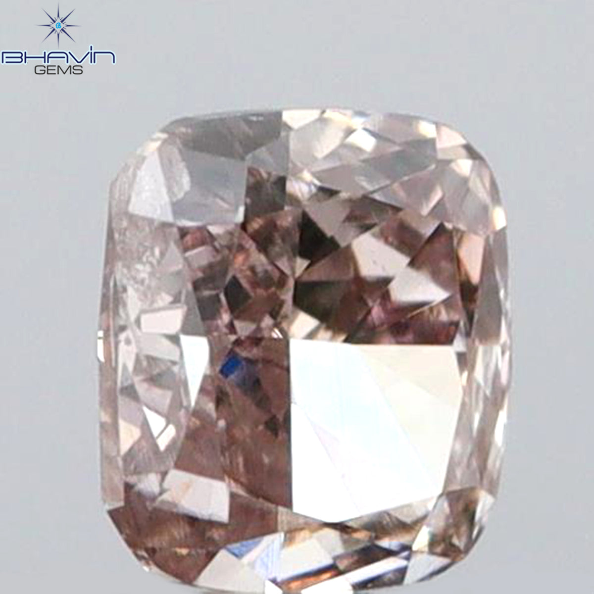 0.05 CT クッションシェイプ 天然ダイヤモンド ピンクカラー VS2 クラリティ (2.28 MM)