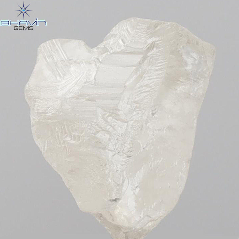 2.30 CT Rough Shape Natural Diamond White Color VS2 Clarity (9.62  MM)