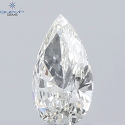 0.13 CT Pear Shape White Diamond VVS1 Clarity (4.18 MM)