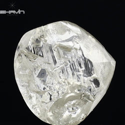 1.55 CT Rough Shape Natural Diamond White Color SI1 Clarity (7.22 MM)