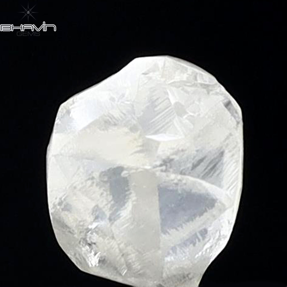 1.15 CT Rough Shape Natural Diamond White Color SI1 Clarity (5.90 MM)
