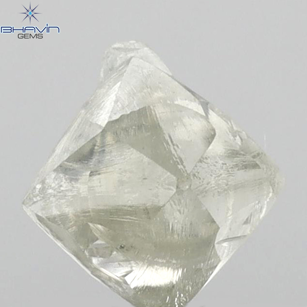 2.60 CT Rough Shape Natural Loose Diamond White (M) Color SI2 Clarity (7.70 MM)