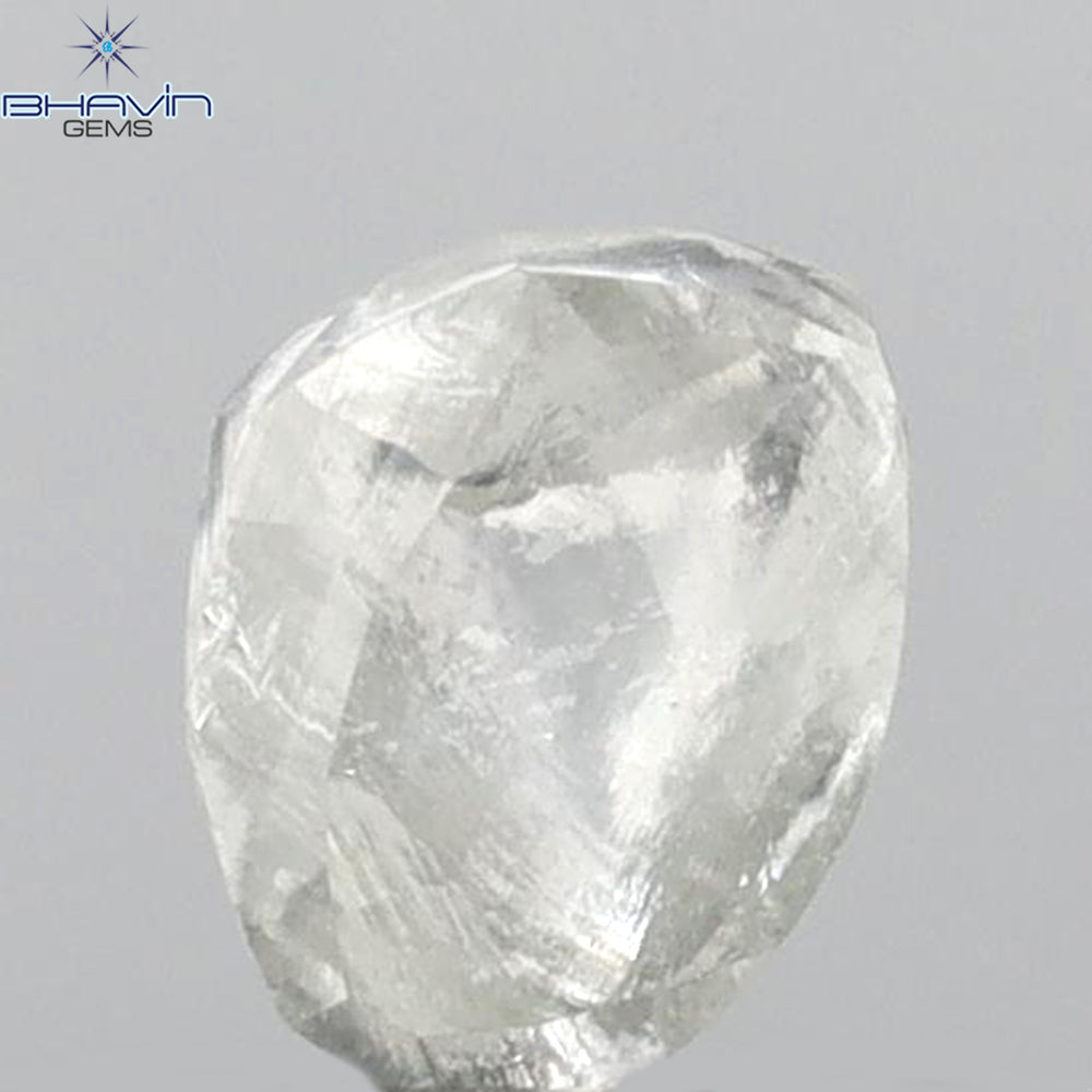 0.48 CT Rough Shape Natural Diamond White Color VS2 Clarity (4.50 MM)