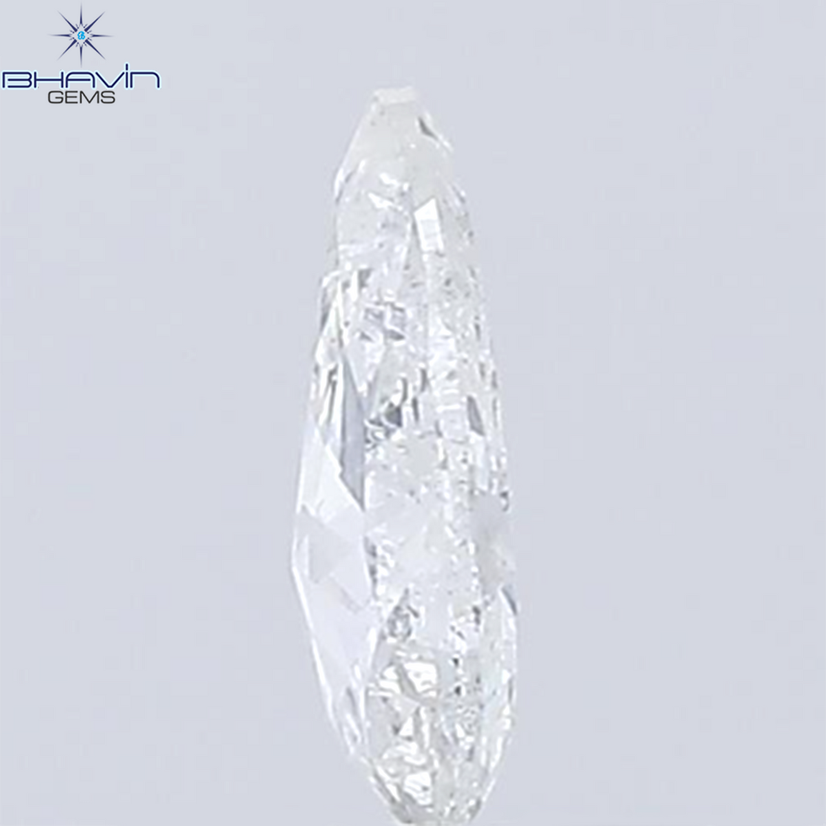 0.67 CT ペアシェイプ 天然ダイヤモンド ホワイトカラー SI2 クラリティ (7.60 MM)