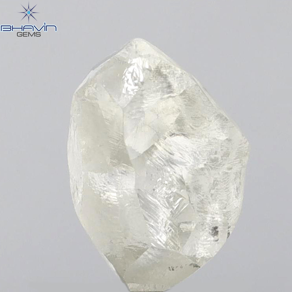 2.30 CT Rough Shape Natural Diamond White Color VS2 Clarity (9.16 MM)