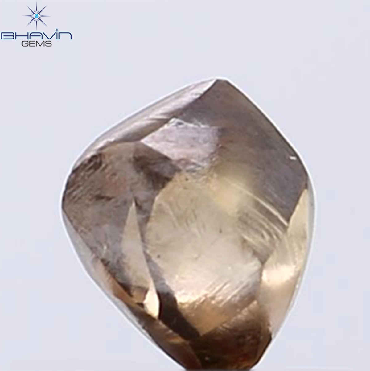 1.75 CT Natural Rough Diamond Dark Brown Color Clarity VS (7.38 MM)