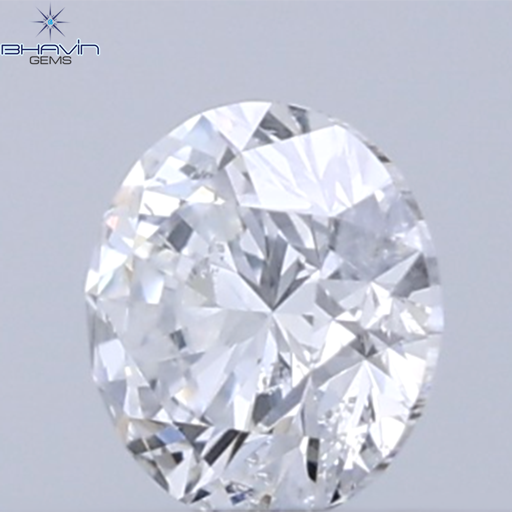 0.19 CT Natural Round Diamond White Color Clarity VS2 (3.66 MM)