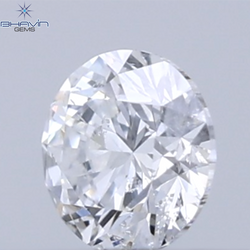 0.19 CT Natural Round Diamond White Color Clarity VS2 (3.66 MM)