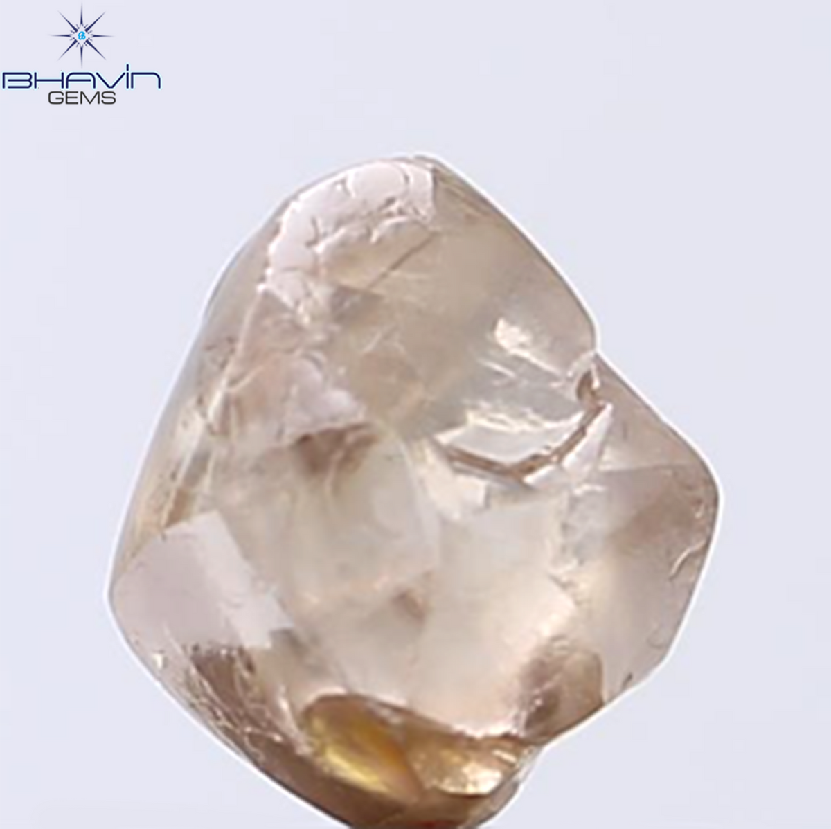 2.04 CT Natural Rough Diamond Brown Color Clarity VS (7.38 MM)