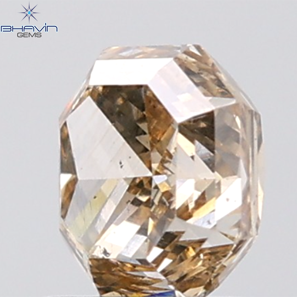 1.28 CT Radiant Natural Brown Diamond SI2 Clarity (5.87 MM)