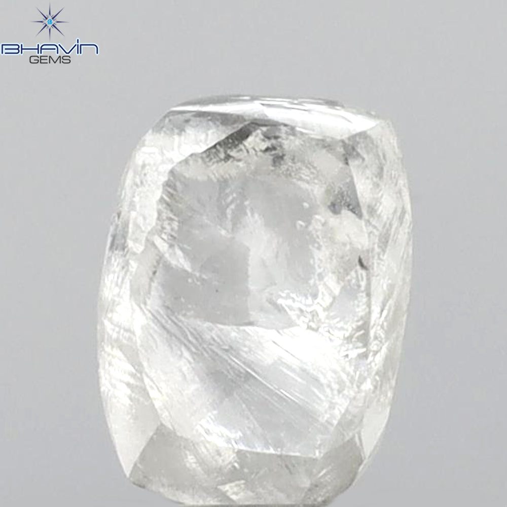 0.60 CT Rough Shape Natural Diamond White Color VS Clarity (5.17 MM)
