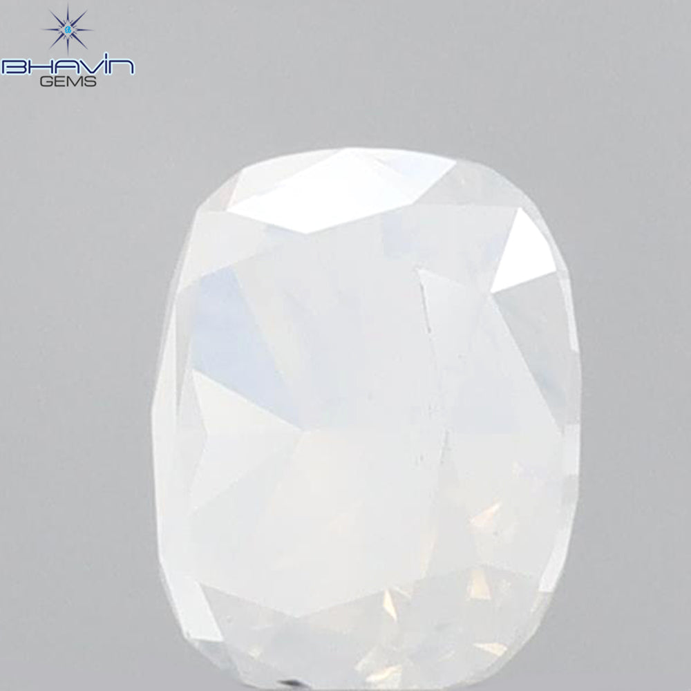 0.68 CT Cushion Shape Natural Diamond White Fancy Color VS2 Clarity (5.30 MM)