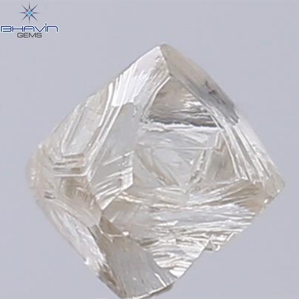 0.90 CT ラフ シェイプ ナチュラル ダイヤモンド ホワイト カラー VS1 クラリティ (5.95 MM)