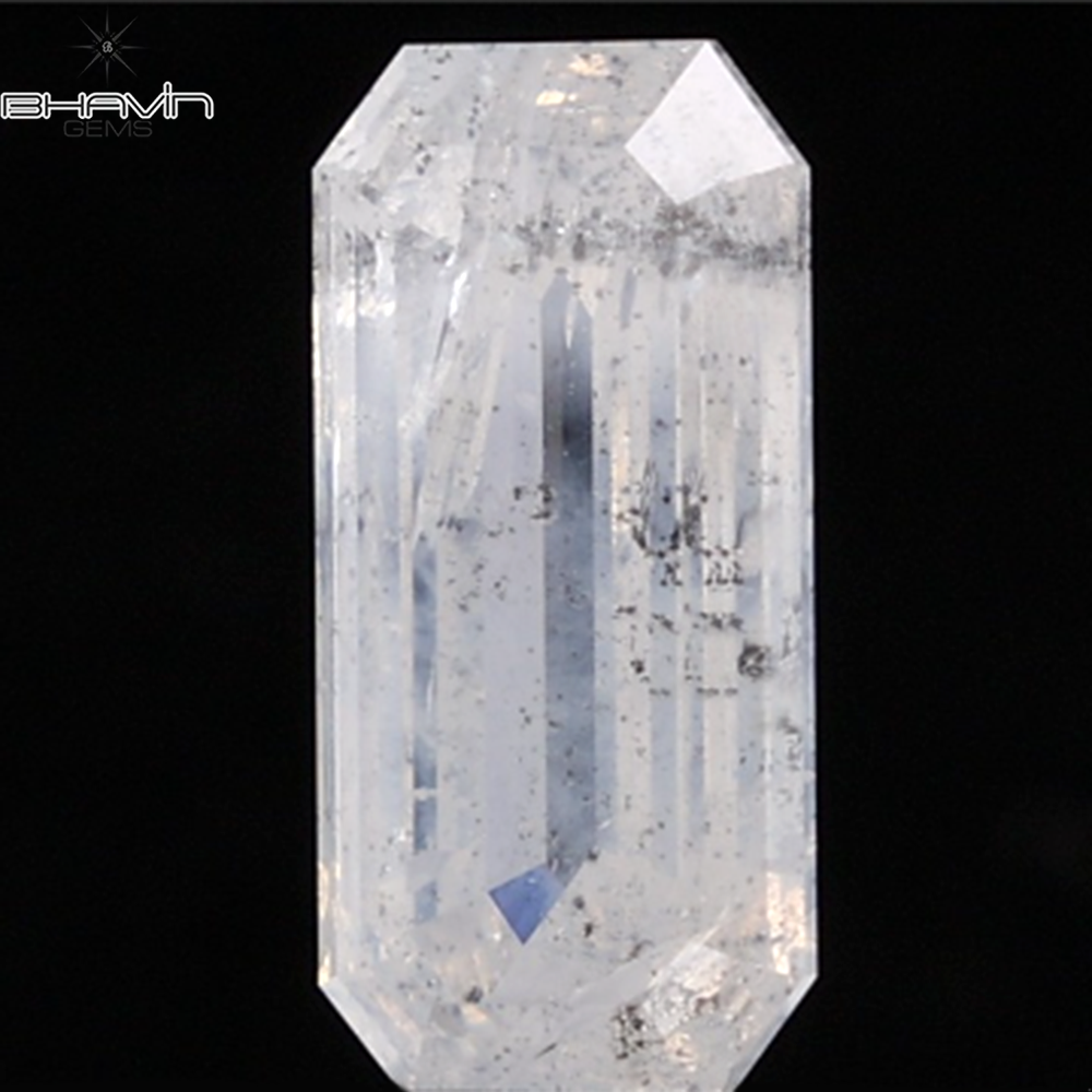 5.22 CT Emerald Diamond Natural White Color I2 Clarity (14.55 MM)