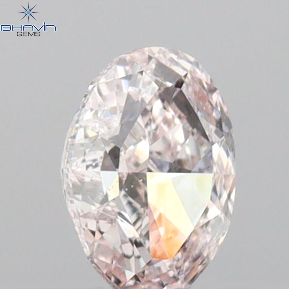 GIA Certified 0.40 CT Oval Shape Natural Diamond Pink Color (5.24 MM)