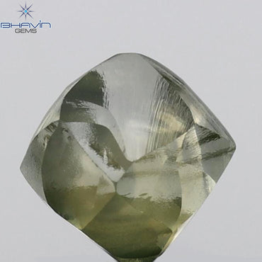 1.94 CT Rough Shape Enhanced Green Color SI1 Clarity (5.90 MM)