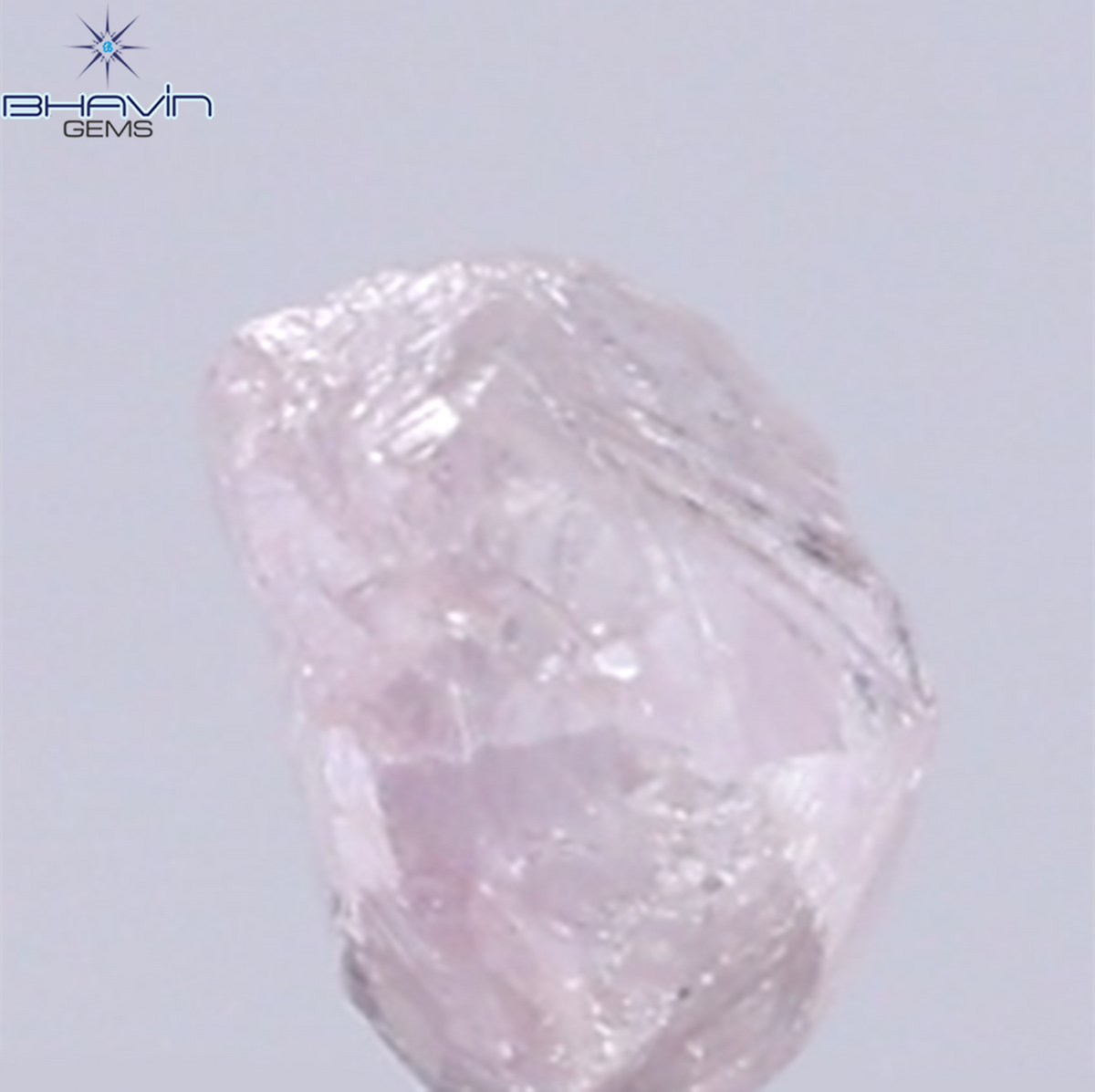 0.29 CT Natural Rough Diamond Pink Color Clarity SI (3.77 MM)