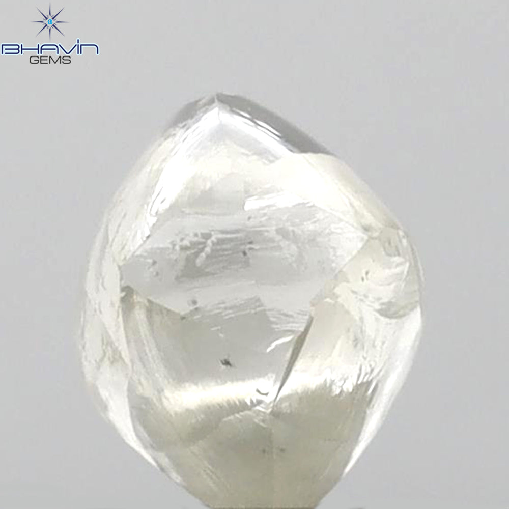 1.86 CT Rough Shape Natural Diamond White Color VS2 Clarity (6.84 MM)