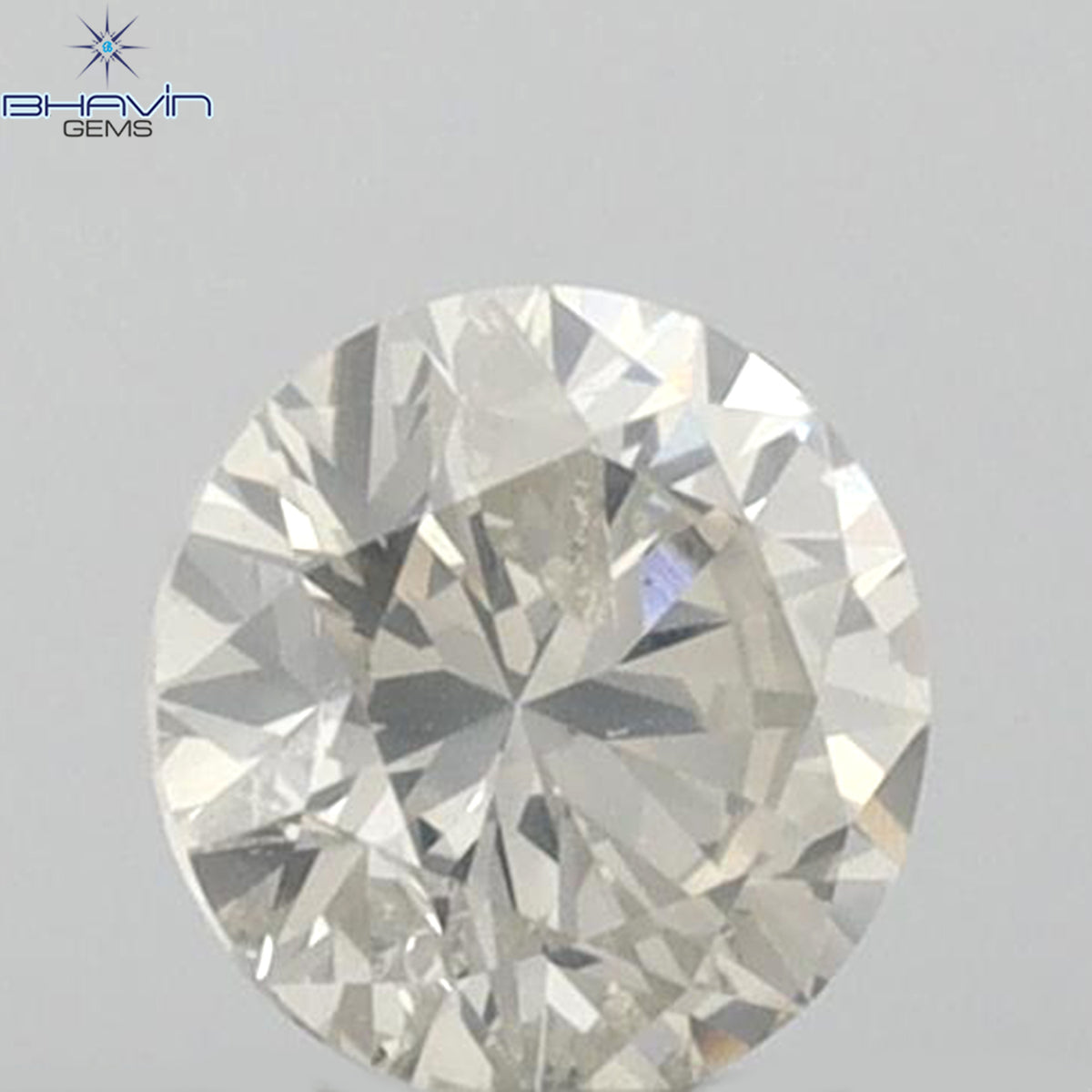 0.30 CT ラウンドシェイプ 天然ルースダイヤモンド ホワイトカラー I1 クラリティ (4.27 MM)
