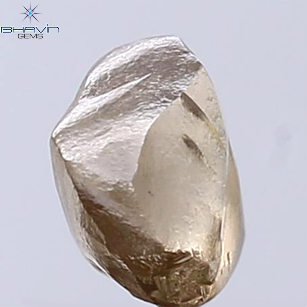 1.53 CT Rough Shape Natural Diamond Dark Brown Color SI2 Clarity (6.93 MM)