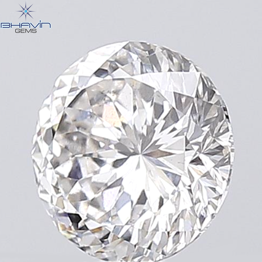 0.18 CT ラウンド ローズ カット シェイプ 天然ダイヤモンド ピンク色 I2 クラリティ (3.86 MM)
