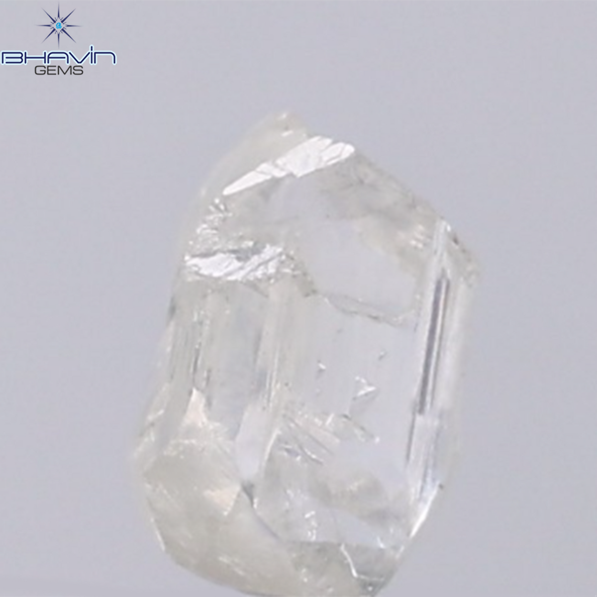 0.95 CT Natural Rough Diamond White Color Clarity VS (6.33 MM)