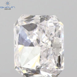 0.15 CT Radiant Shape Natural Diamond Pink Color VS2 Clarity (3.20 MM)